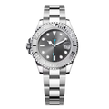 Sport 37 – Rhodium Dial | Steel Bracelet & Matte Rotating Bezel