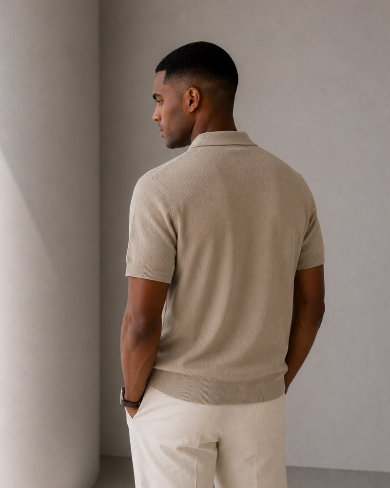 Marbella Zip Up Polo